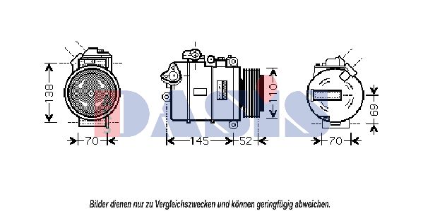 AKS DASIS Kompressori, ilmastointilaite 851809N